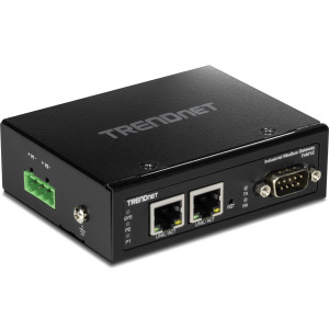 TRENDnet TI-M12 Modbus TCP to Serial RTU/ASCII Gateway, wide temperature range, IP30 rated